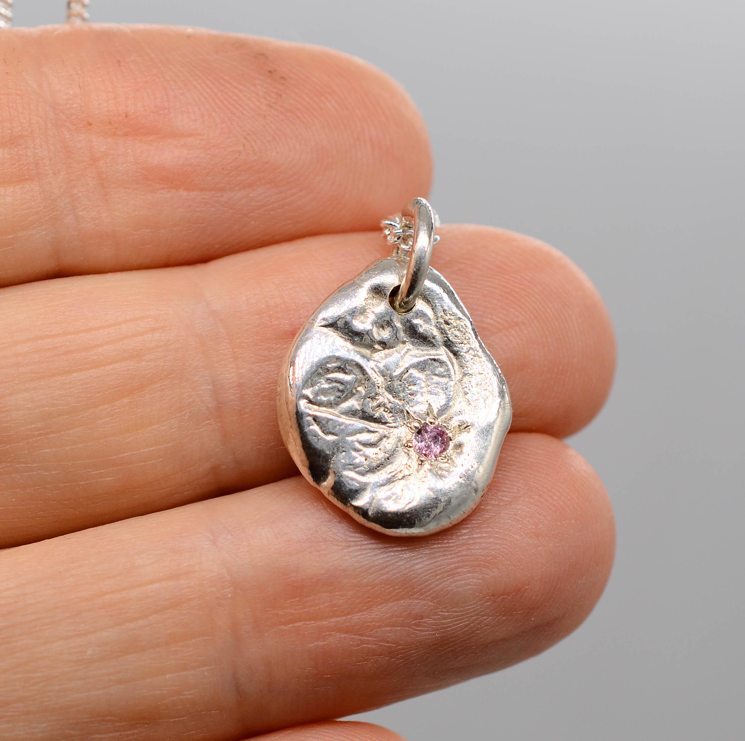 ピンクトルマリンシルバーペンダント〜ハンドメイドジュエリー - Etsy 日本