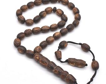 Handcrafted Islamic Tasbih Prayer Beads in Premium Vietnamese Agarwood