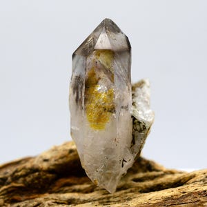 Brandberg Smoky Golden Healer Enhydro Window Crystal