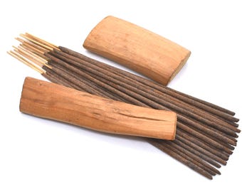 Organic Mysore Sandalwood - Hand-Rolled Temple Grade Natural Incense Sticks