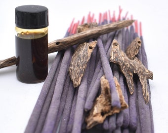 Oud Lovers Selection Pack - Organic Agarwood Incense Sticks - Double Strength Temple Grade