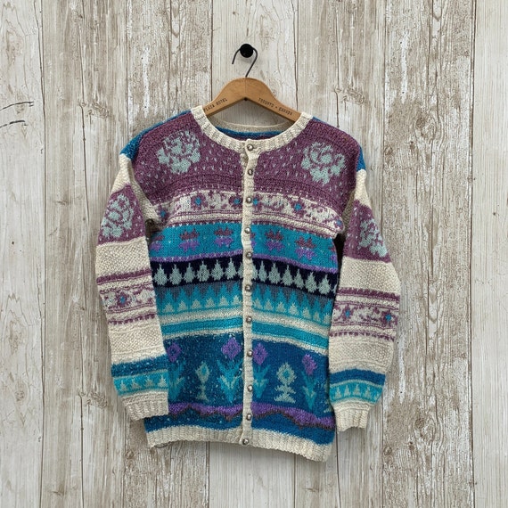 Handmade Cardigan Floral