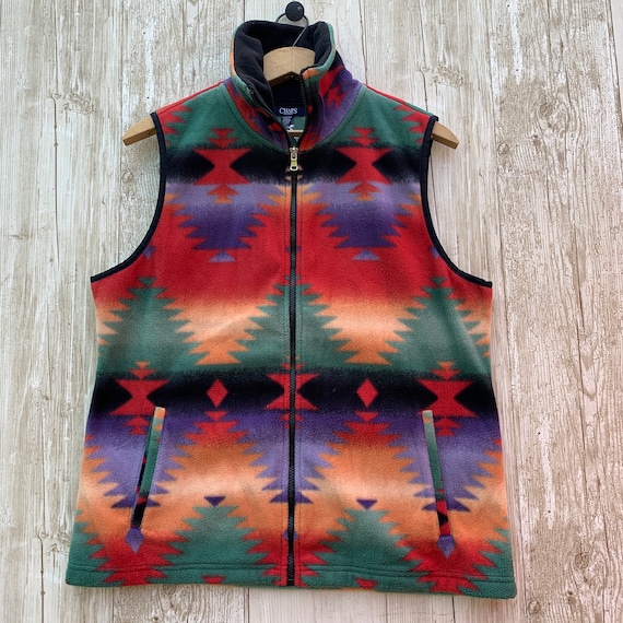 Vintage Retro Southwest Navajo Vest XL Chaps Ralph
