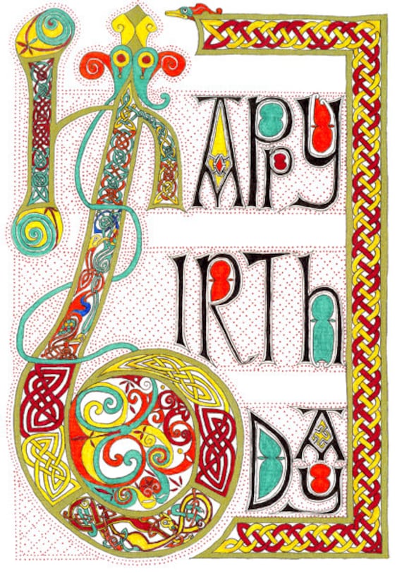 Joyeux Anniversaire Serie De Dublin Etsy