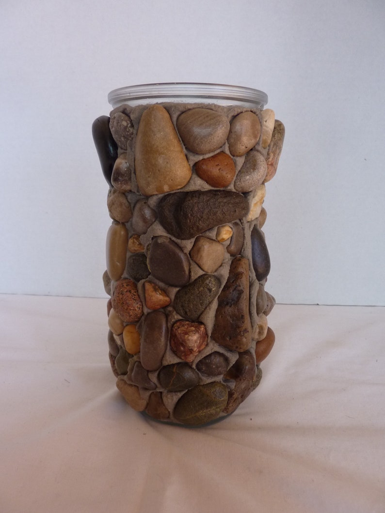 Rustic Stone Flower Vase Etsy