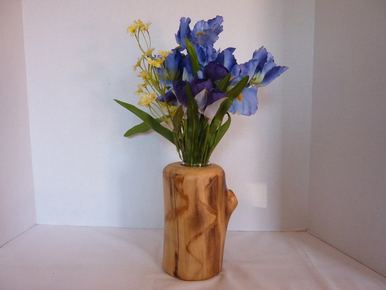 Aspen Log Cabin Lodge Flower Vase Etsy