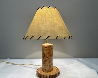 8" Colorado Aspen Table Lamp with Choice of 3 Shades