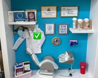Dermatologist Miniature Shadow Box - Free Shipping!