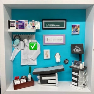 Ob/Gyn Miniature Shadow Box - Free Shipping!