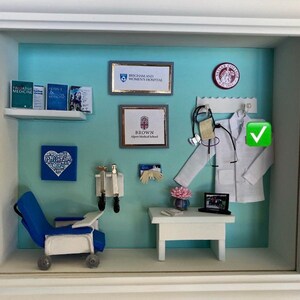 Internal Medicine/ Family Meficine Miniature Shadow Box - Free Shipping! afbeelding 6