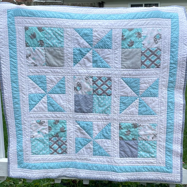 Handmade Baby Quilt Etsy