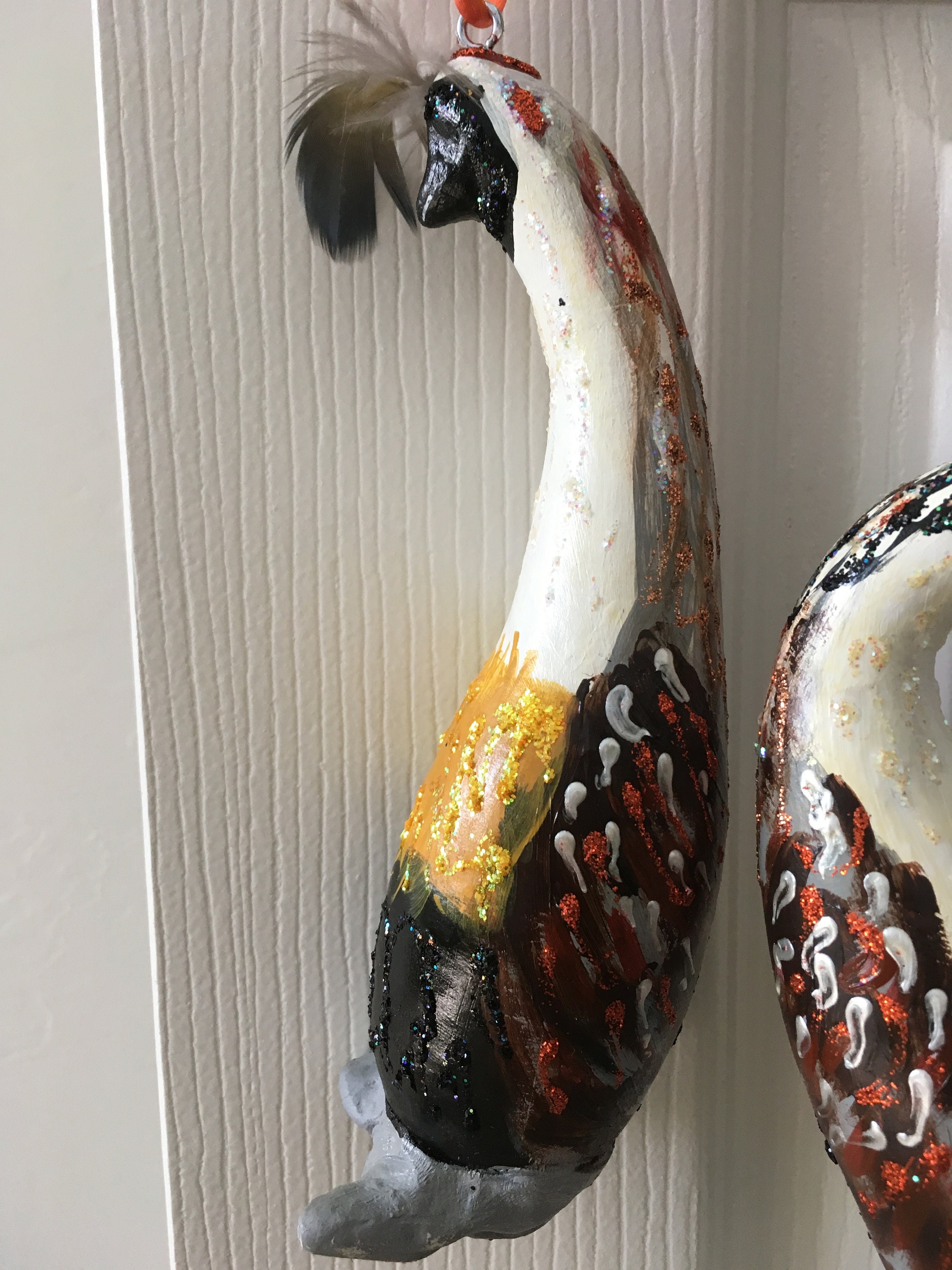 Quail Gourd Ornament/Figurine Gambel's Quail Couple Etsy