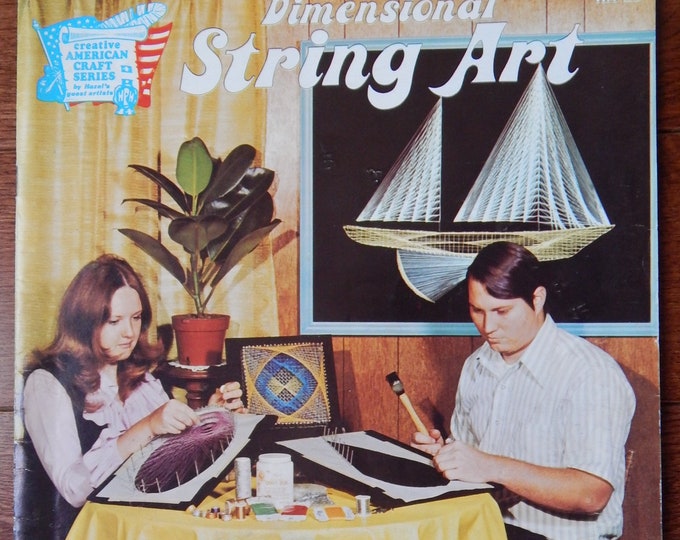 Vintage String Art Pattern Instruction Book, Teardrop, Sailing Boat and ...