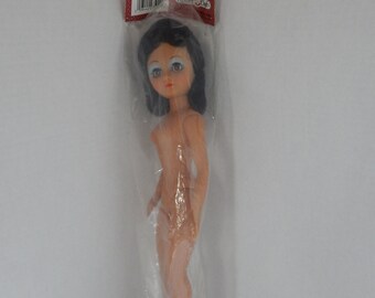 Vintage 16/" Black Hair Brown Eyes Male Fashion Doll Fibre Craft NIP