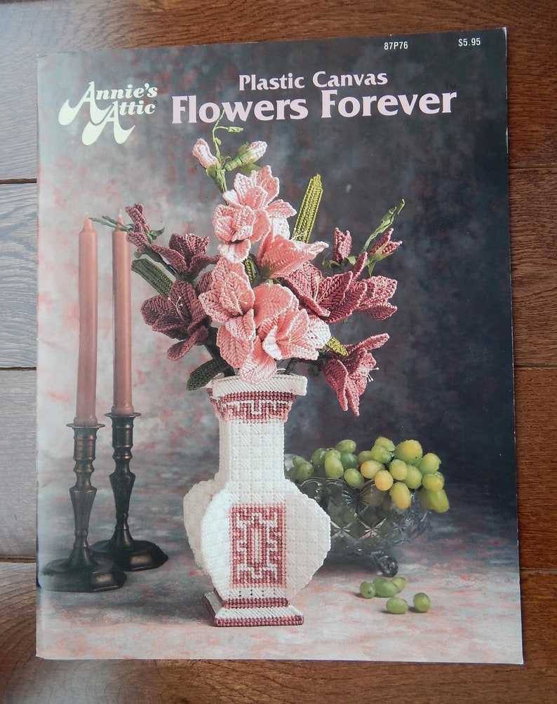 Flowers & Vase Plastic Canvas Patterns Flowers Forever by Mary Layfield