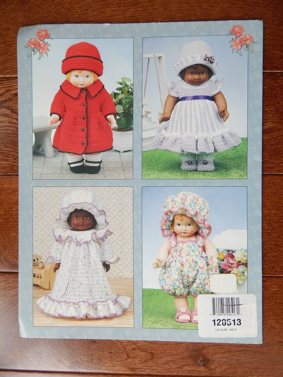 Doll Clothes Rosies Crochet Wardrobe Pattern Book 5 Outfits Etsy
