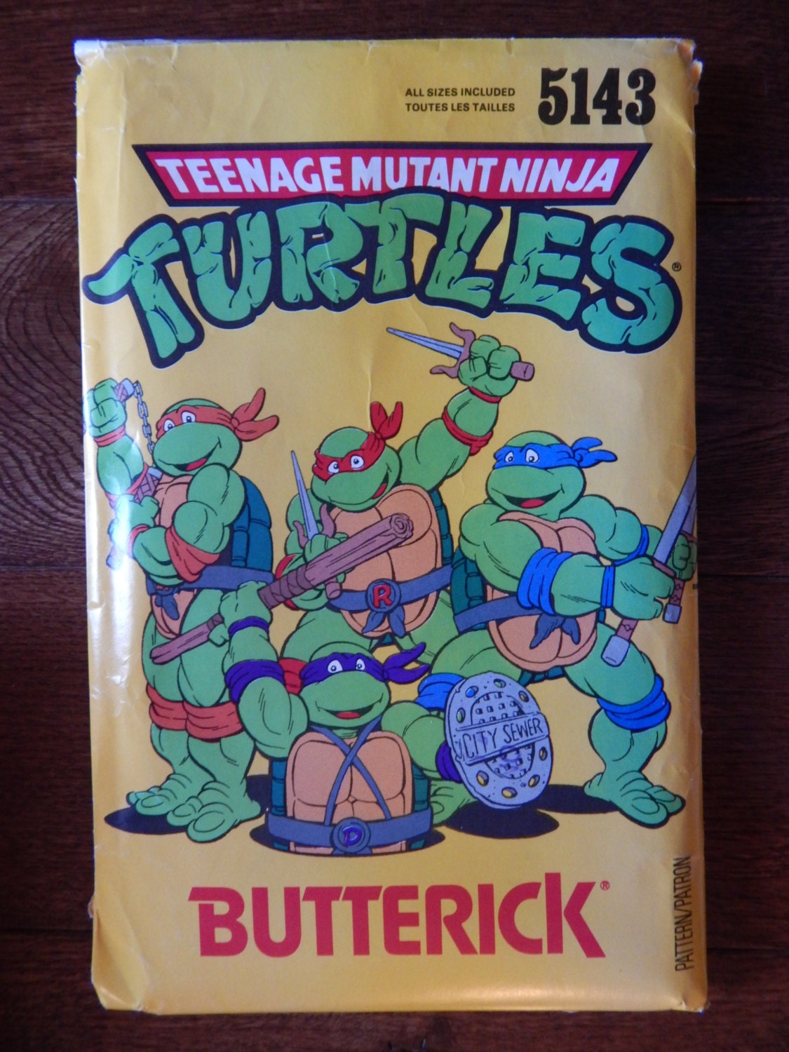 Costume Sewing Pattern for Teenage Mutant Ninja Turtles/ Etsy