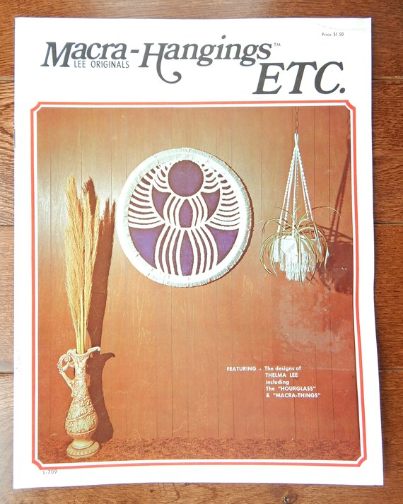Macrame Patterns Vintage Macra Hangings Etc By Thelma Lee Etsy