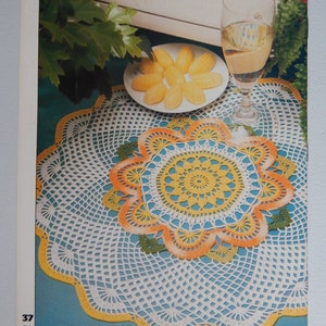 Vintage Magic Crochet Patterns Magazine June 1988 # 54 37 Projects/ Row by Row Diagram Bedspread Doilies Filet Curtains Summer Tops Baby Set