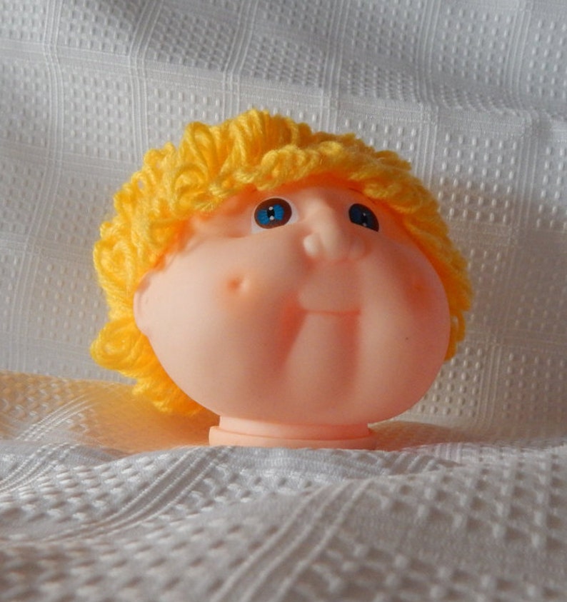 Cabbage Patch Doll Head 4 1/2'' 11cm High Plastic Etsy