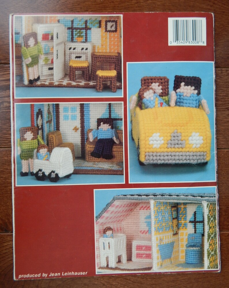 plastic canvas dollhouse