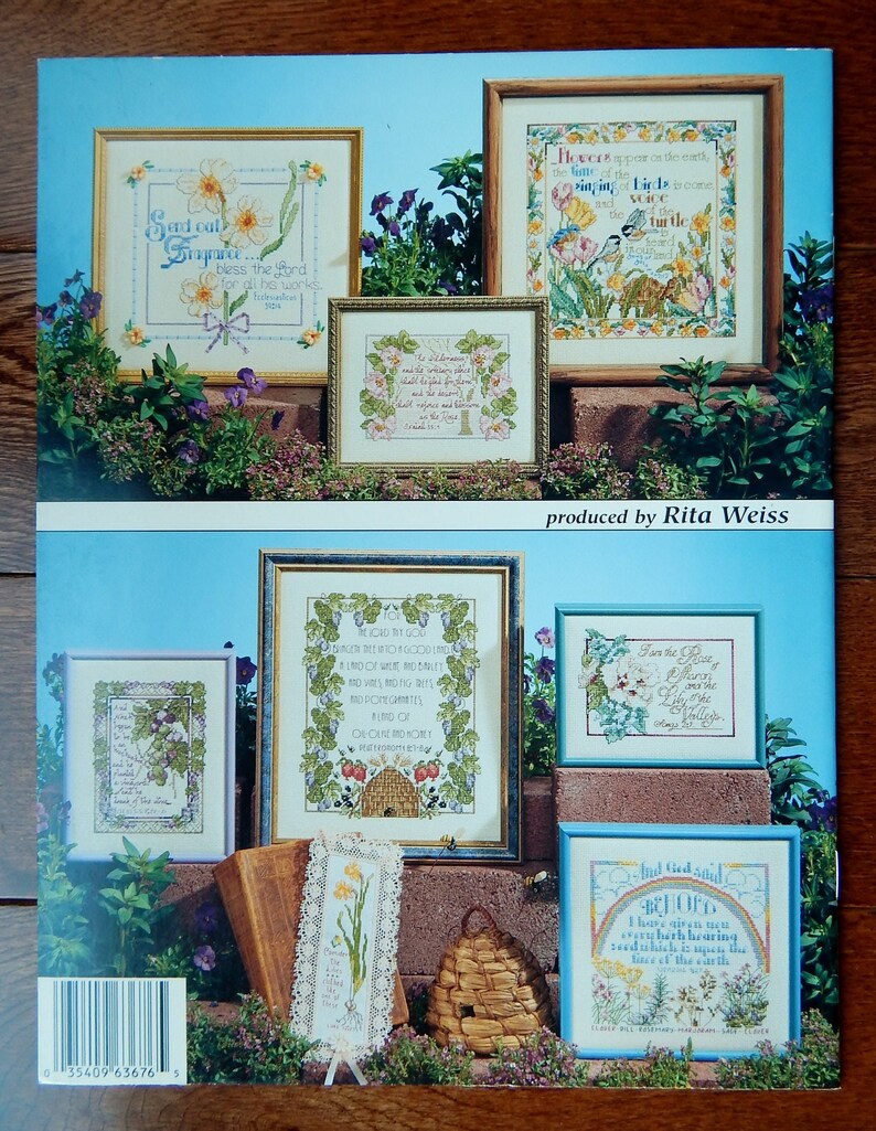 Bible Verse Cross Stitch Pattern Book Cross Stitch Biblical Etsy Canada