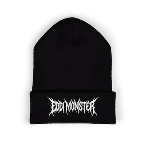Eddi Monster embroidered beanie | Cuffed Beanie