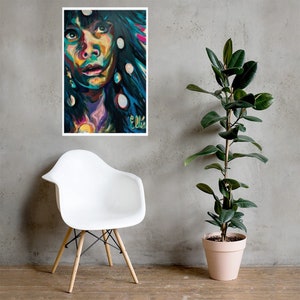 Fine art poster of Yayoi Kusama painting by Tim Ellis