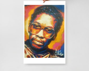 Cartel artístico de la pintura de Herbie Hancock por Tim Ellis