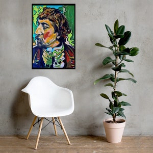 Fine art poster of Paul Gauguin portrait by Tim Ellis