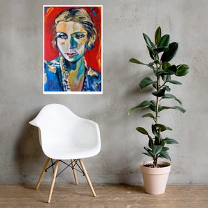 Fine Art Poster of Tamara de Lempicka painting by Tim Ellis