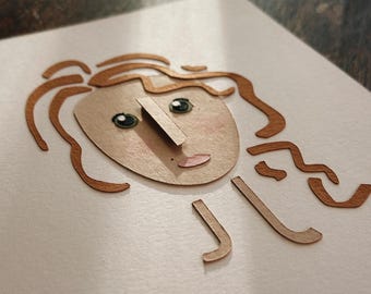The Portrait Petite - Custom Paper Portrait
