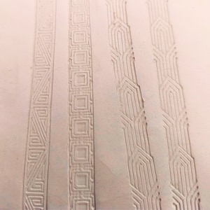 Clay Texture Roller Set: Geometric Pottery Tool