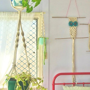 Double Macrame Plant Hanger image 5