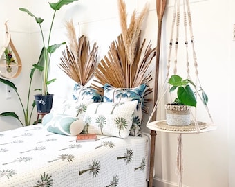 DIY MACRAME PATTERN - Large Plant Hanger/Side Table