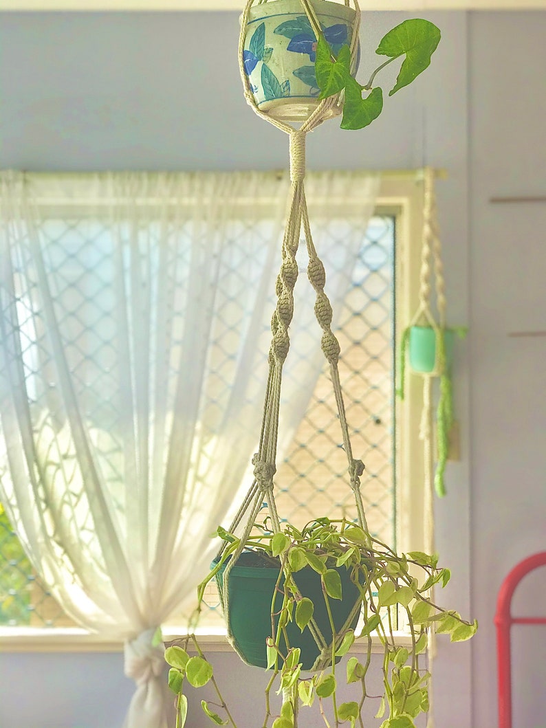 Double Macrame Plant Hanger image 6