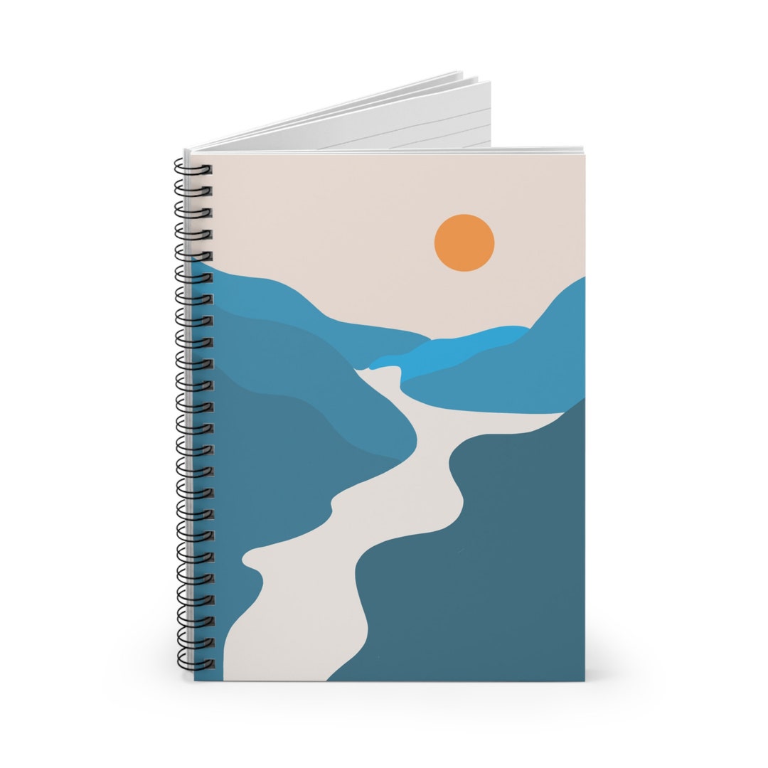 Spiral Notebook - Ruled Line - Etsy