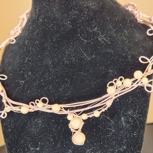 Rose Gold Fancy Elven Necklace
