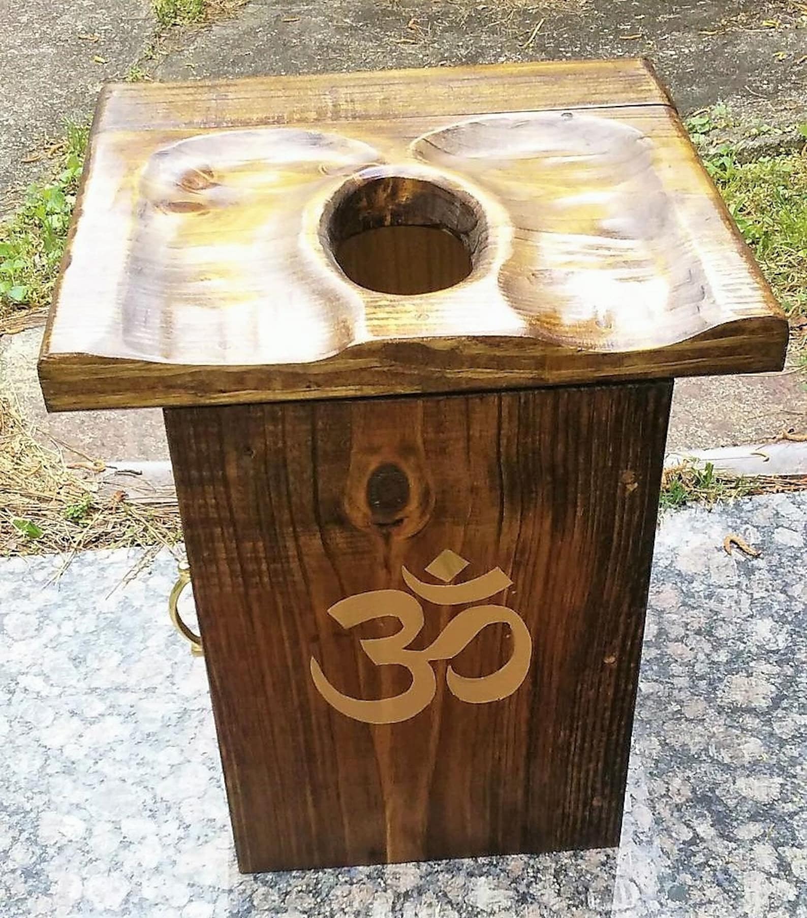 Yoni Steam Stool with Symbol (V-Steam) .