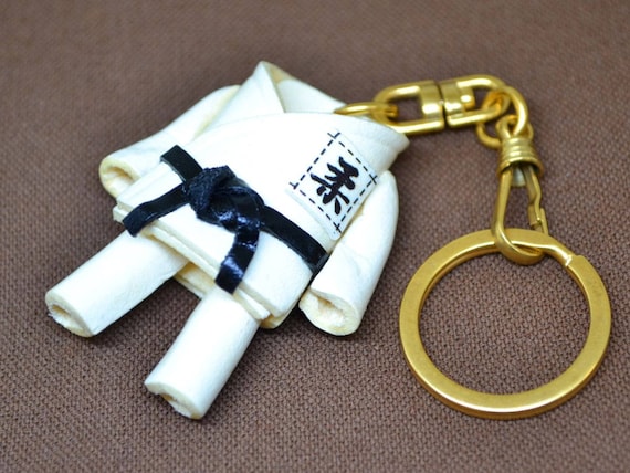 柔道着キーホルダー、立体レザーユニフォーム、日本製 - Etsy 日本
