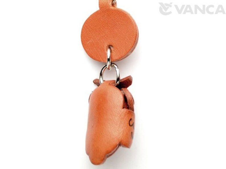 Owl 3D Leather Animal Keychain Keyring Purse Charm Zipper Etsy