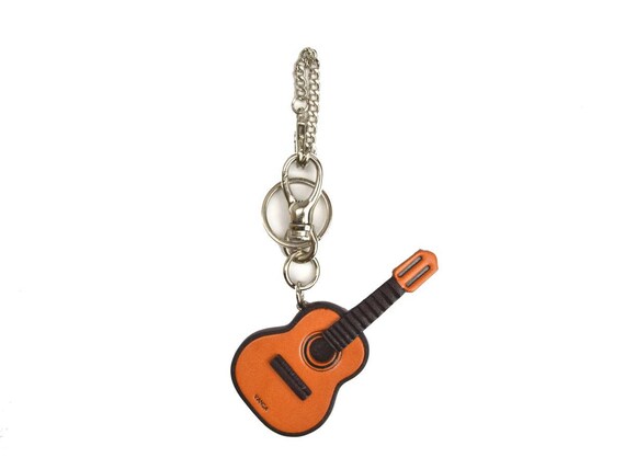 Guitar Leather 3D Leather Instrument /music Bag Charm