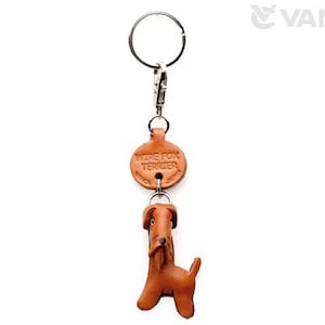 Wire Fox Terrier Made In U.K Artistic Style Dog Key Ring - Foto 5