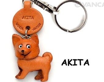 Chihuahua Long Handmade 3D Leather Dog Keychain *VANCA* Made in Japan #56717 Chihuahua Long Handmade 3D Leather Dog Keychain *VANCA* Made in Japan #56717