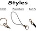 VANCA CRAFT Whale Leather Fish Keychain - Small Sea Animal Keyring, Handmade In Japan