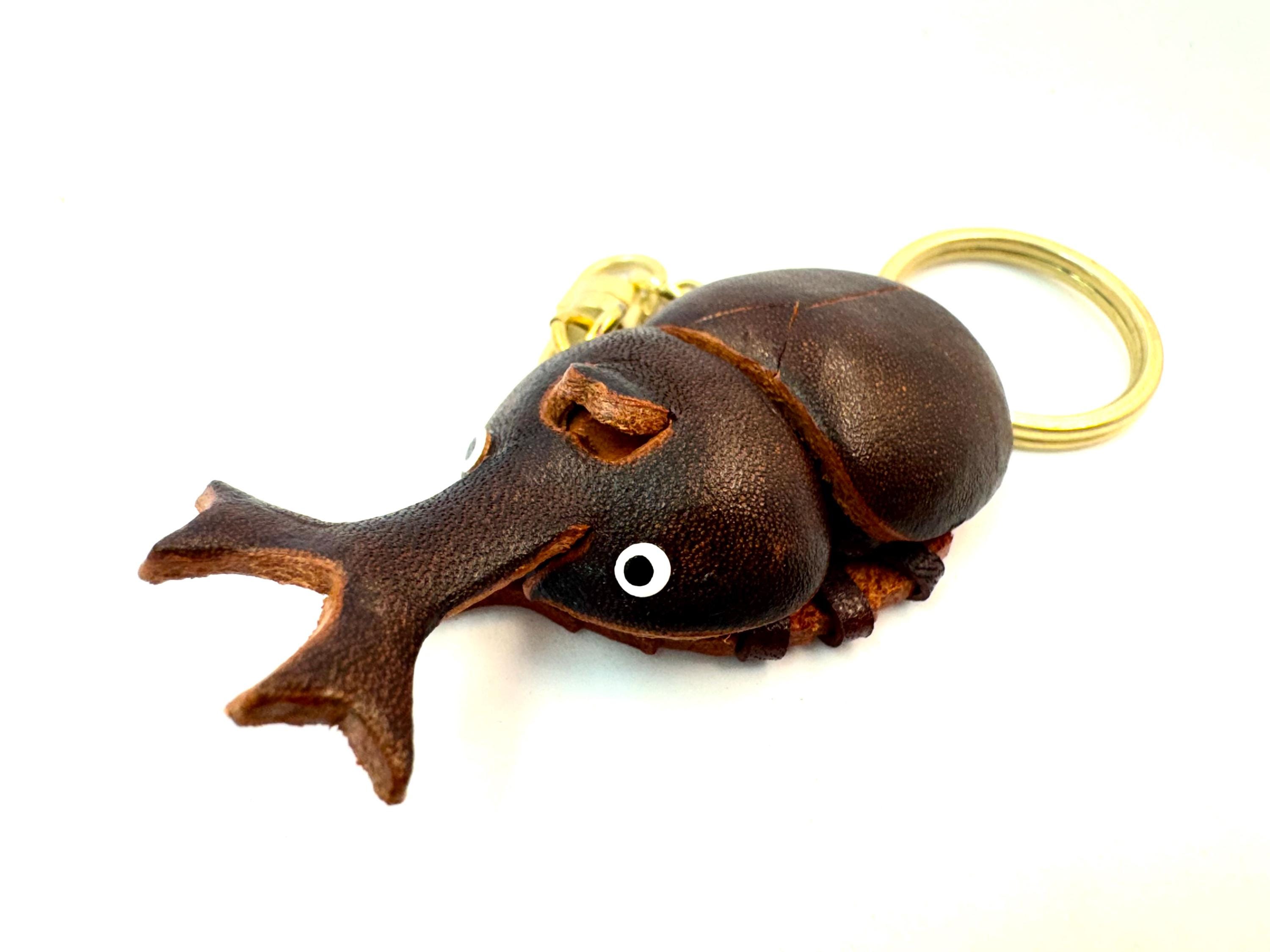 Beetle 3D Leather Keychain(l) *VANCA* Made in Japan #56140 - Etsy