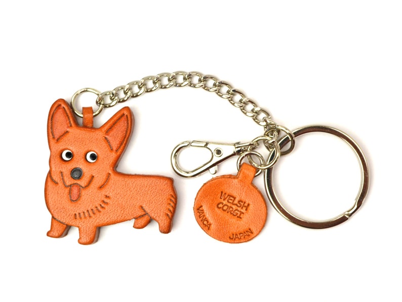 Genuine Leather Bag Charm Shiba Inu Vanca Japan Import