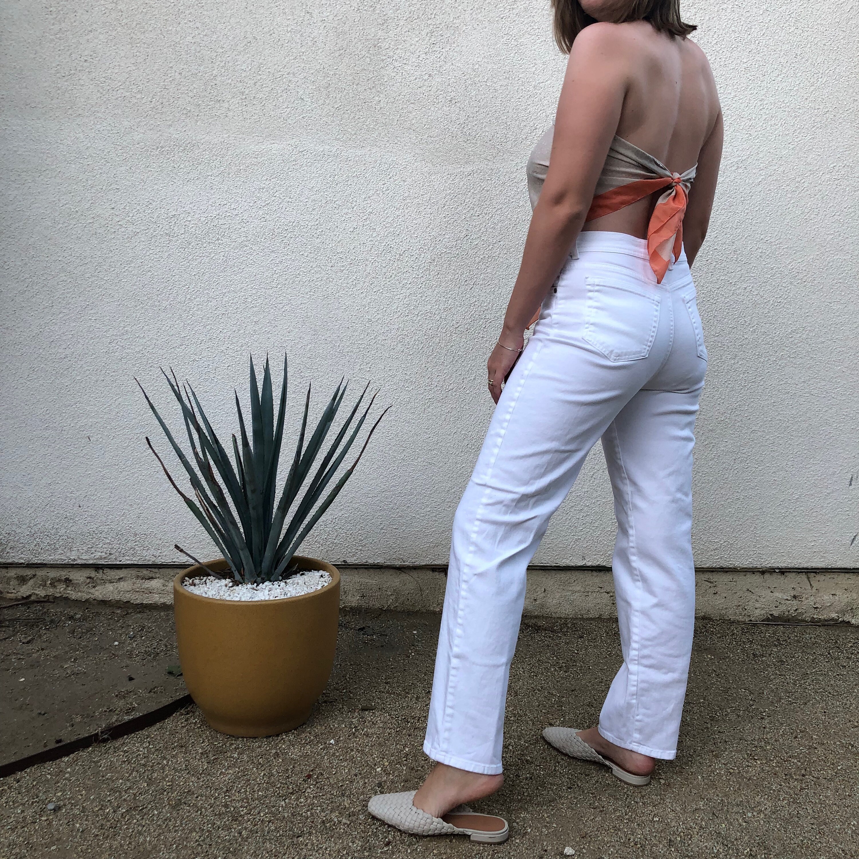 Vintage 1980s Gloria Vanderbilt White 
