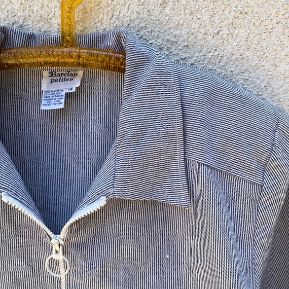 80s Vintage Cotton Chore Jacket - image 3