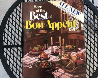 Vintage Bon Appetite Recipes Cookbook 1980s